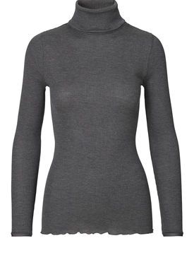Rosemunde - Shirt mit langem Arm und Rollkragen anthrazit mel.