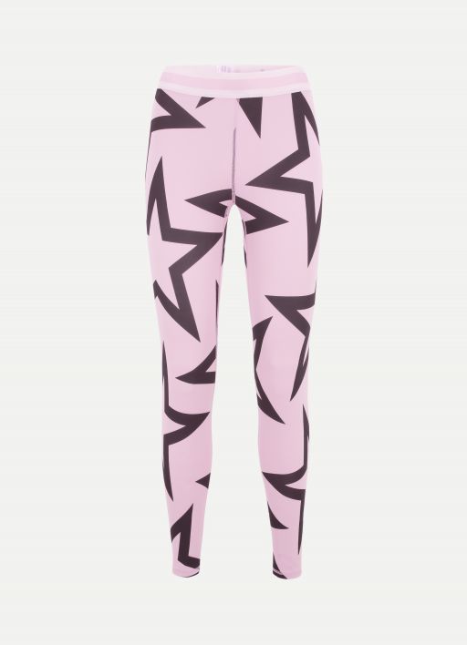 Juvia - Sportlegging rosé mit schwarzen Sternen