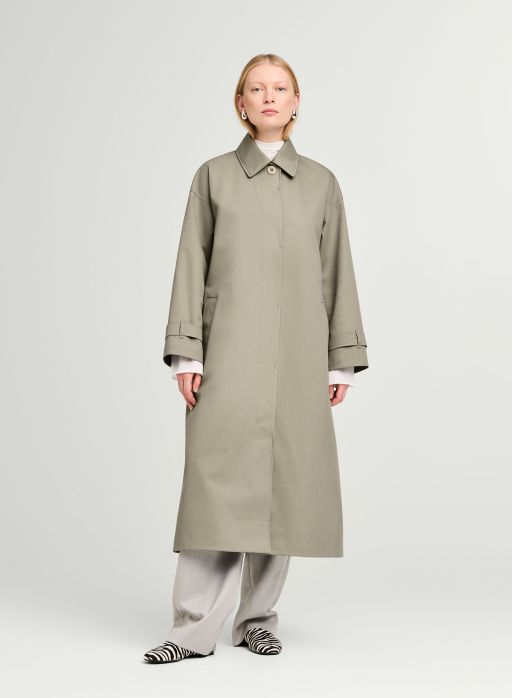 g-lab - Trenchcoat smoke