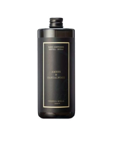 Cereria Molla - Refill Amber & Sandalwood 500ml