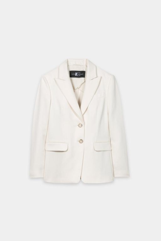 Luisa Cerano - Twill Blazer cream