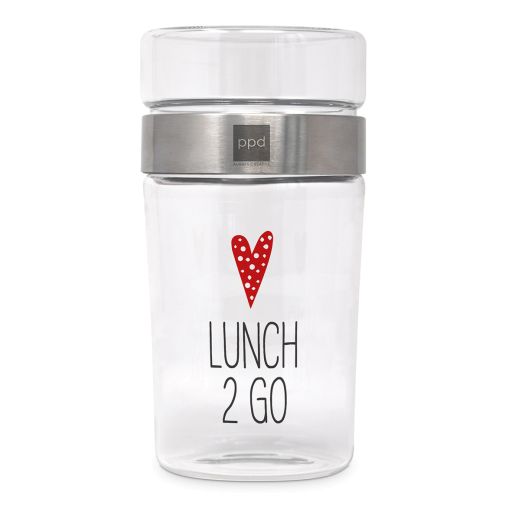 Snack2go Glas "Lunch 2 go"