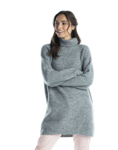 Better Rich - Langer Rollkragenpullover