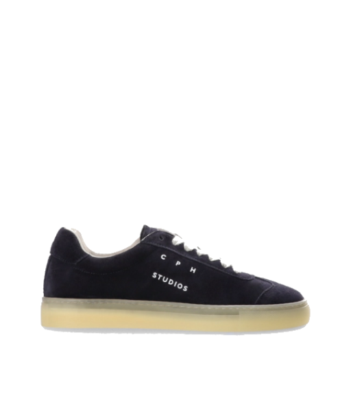 Copenhagen - Sneaker Velourleder navy