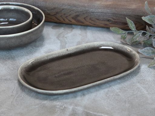 Calais Tray in Kohle