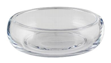 Schale Ebro klar 27cm für Glasaufsatz 25cm