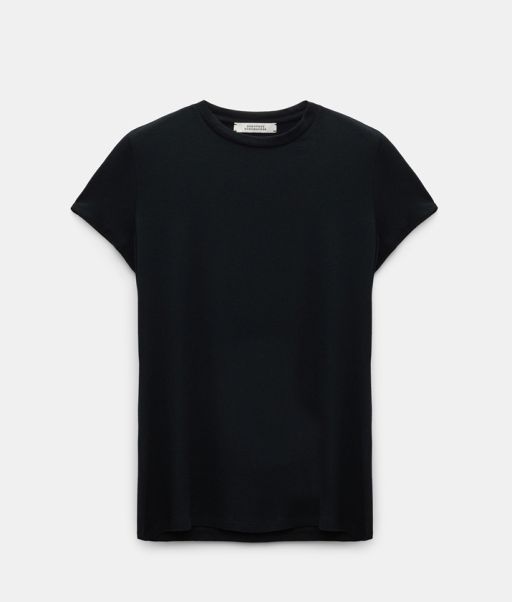 Dorothee Schumacher - T-Shirt aus elastischem Jersey black