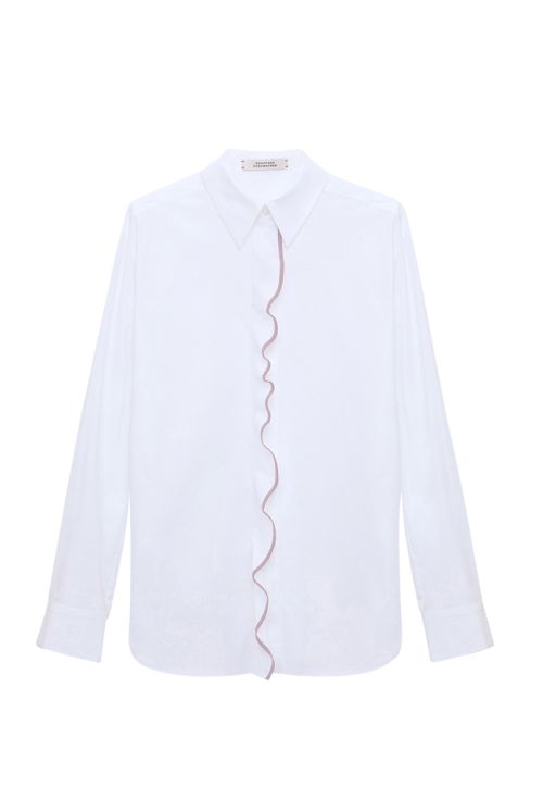 Dorothee Schumacher - Hemd aus Baumwoll-Popeline white lilac