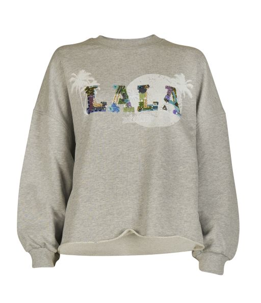 lala Berlin - Sweatshirt mit Pailletten