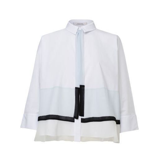 Dorothee Schumacher - Popeline Bluse mit Seidendetails