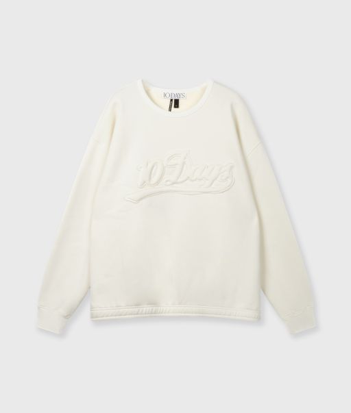 10 Days - Statement Sweater pearl