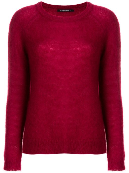 Luisa Cerano - Schlichter Mohairpullover