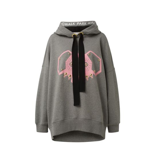 Dorothee Schumacher - Dogwalk Hoodie grau