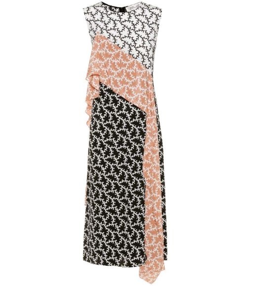 Diane von Fürstenberg - Seiden Kleid Ruffle