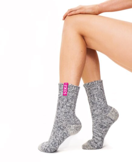 Soxs.co - Wollsocken hellgrau