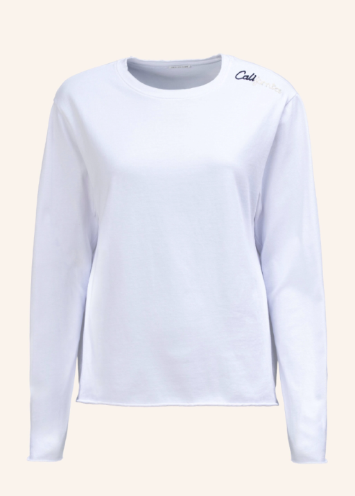 True Religion - Long Sleeve Embro off white