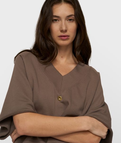 10 Days - Sweater mit kurzem Arm moonrock