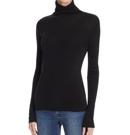 Rosemunde - Shirt mit langem Arm und Rollkragen schwarz