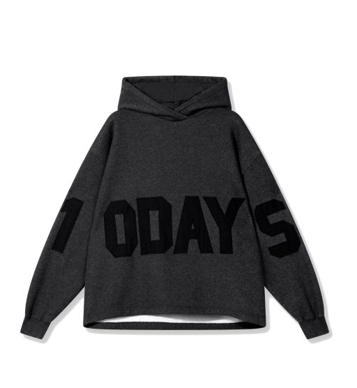 10 Days - Statement Hoodie anthrazit