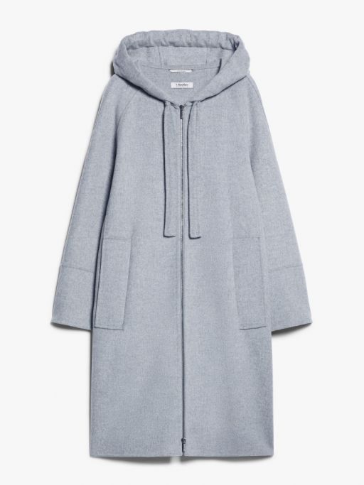 Max Mara - Mantel aus Wolle grau