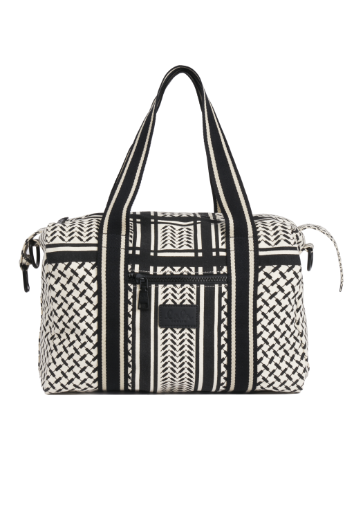 lala Berlin - Small Bag Muriel Off- White/ Black