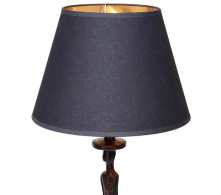 Konischer Lampenschirm schwarz