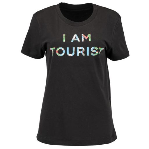 lala Berlin - T-Shirt "I am Tourist" schwarz