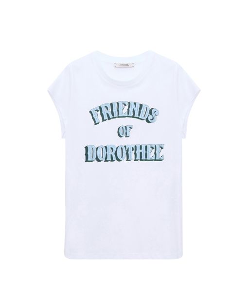 Dorothee Schumacher - Rundhalsshirt mit “FRIENDS OF DOROTHEE” Print