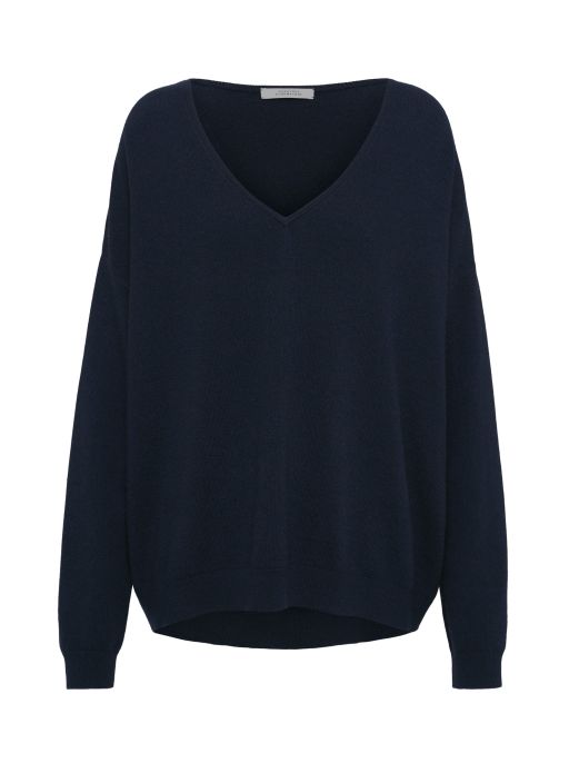 Dorothee Schumacher - Off-Shoulder Pullover navy