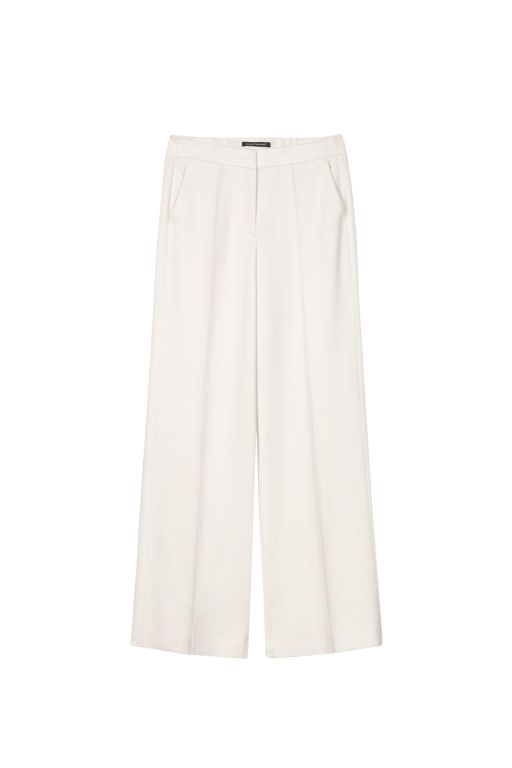 Luisa Cerano - Twill Wide Leg Hose cream