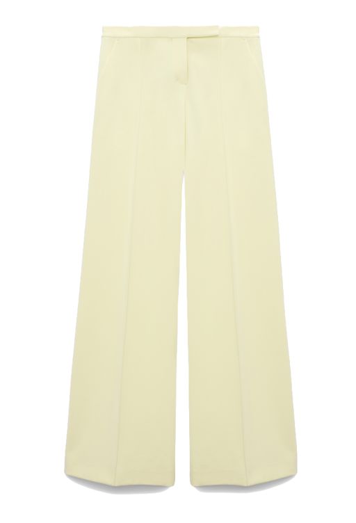 Dorothee Schumacher - Hose aus Punto Milano mit weitem Bein lemon