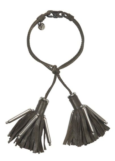 Dorothee Schumacher - Tassel Addiction Lederarmband khaki