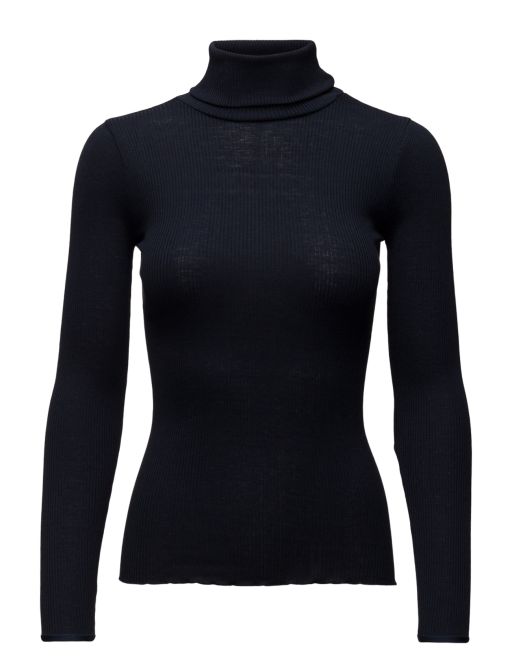 Rosemunde - Shirt mit langem Arm und Rollkragen navy