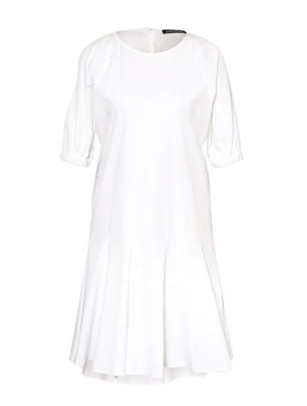 Luisa Cerano - Kleid mit kurzem Arm weiß