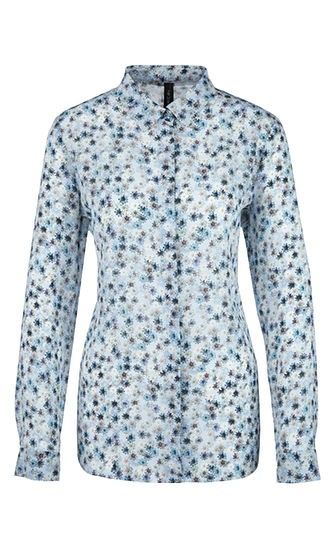 Marc Cain - Seidenbluse mit Blümchen