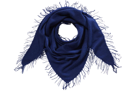 Pur Schoen - Cashmere Dreieckstuch navy blue