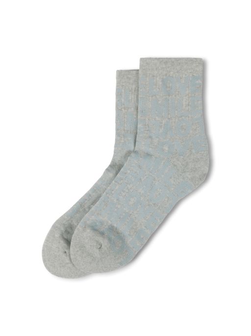 10 Days - Socken smile love light grey
