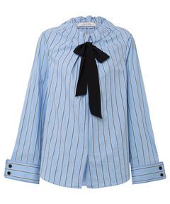 Dorothee Schumacher - Gestreifte Bluse mit Schluppe