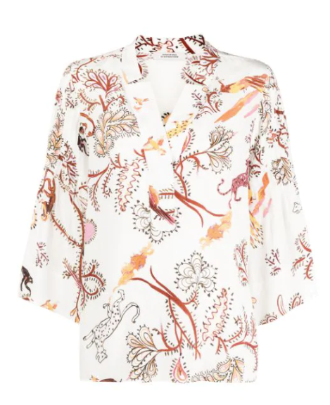 Dorothee Schumacher - Seidenbluse mit Tree-of-Life Print