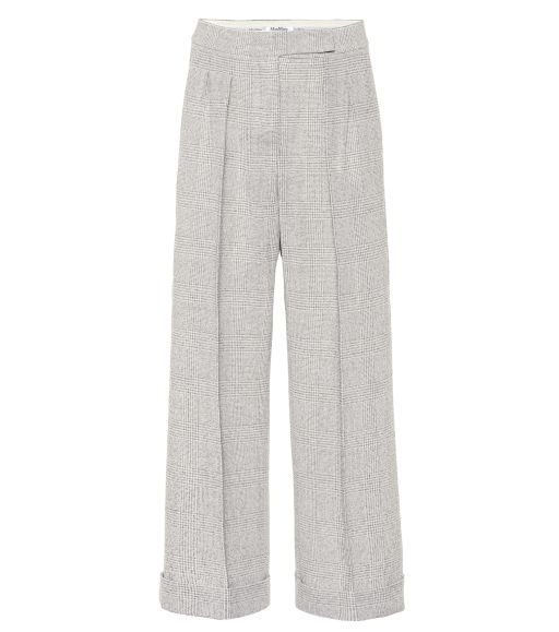 Max Mara - Leichte Cullotte mit Prince-of-Wales Check Muster