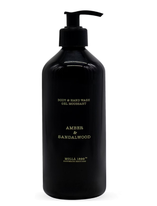 Cereria Molla - Body & Hand Wash Amber & Sandalwood 500ml