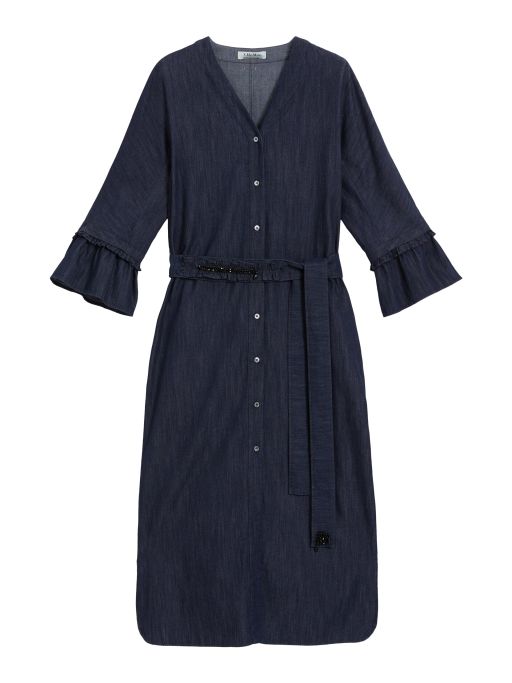Max Mara - Kaftankleid Denimk