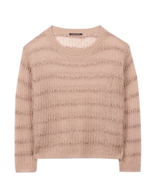 Luisa Cerano - Pullover mit Lurexstreifen