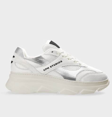 Copenhagen - Sneaker CPH54 white/silver