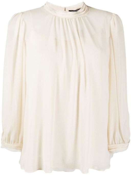 Luisa Cerano - Transparente Bluse im Tunika-Look