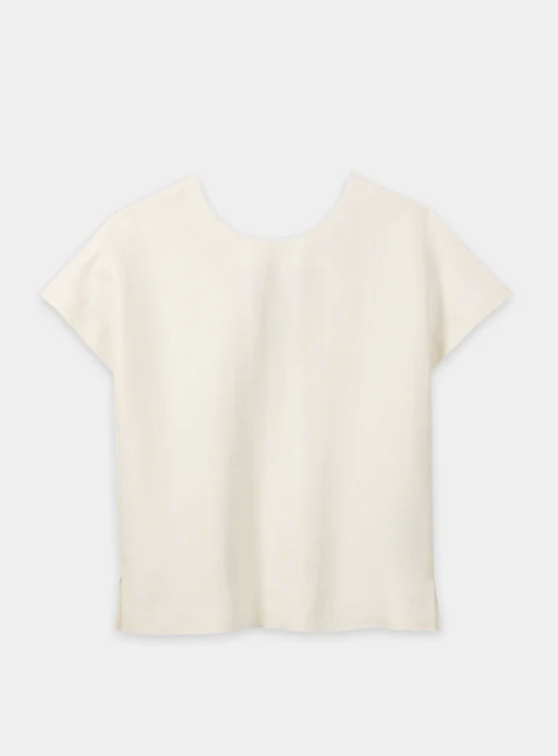 Luisa Cerano - Top aus einem Leinen Mix milk