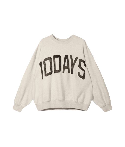 10 Days - Baseball Sweater soft white
