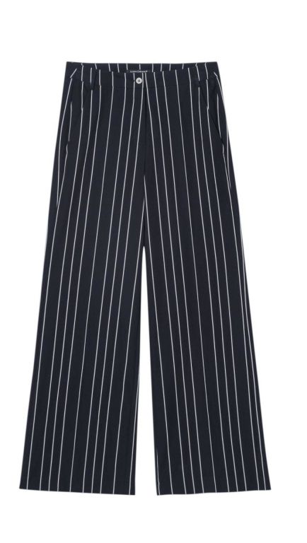 Luisa Cerano - Weite Hose mit Blockstreifen