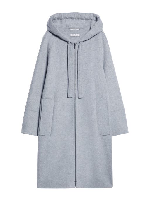 Max Mara - Mantel aus Wolle grau