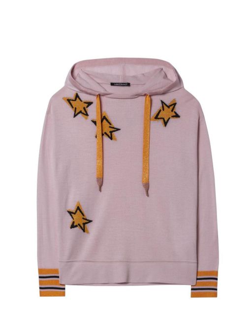 Luisa Cerano - Hoodie Pullover mit Sternen